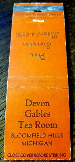 Devon Gables (Port O Three) - Matchbook